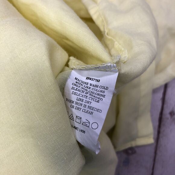 Cubavera Men Short Sleeve Linen Cotton Button Up Shirt Size Extra Large B262 -26 - Picture 8 of 13